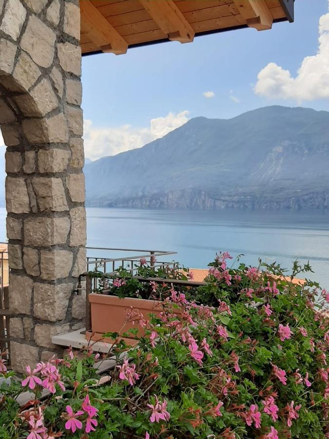 Bmp Apartment Deluxe 1 Jacuzzi Riscaldata Privata Vista Lago Di Garda Brenzone sul Garda Ngoại thất bức ảnh